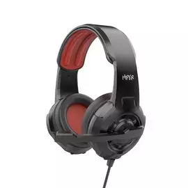 Гарнитура HIPER HXM-XR1 черная, стерео, 40мм, mini-jack 3.5мм, регулировка оголовья, кабель 2м