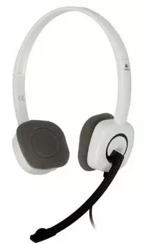 Гарнитура Logitech H150 981-000453 белый/черный 1.8м накладные оголовье