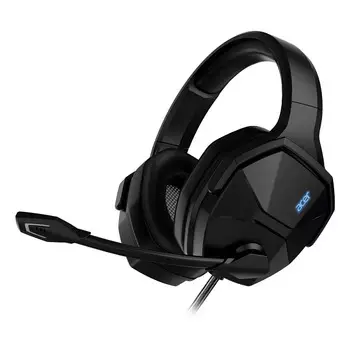 Гарнитура проводная Acer OHW312 ZL.HDSEE.007 черная, 2м, мониторная, USB, оголовье