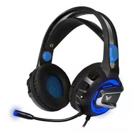 Гарнитура проводная Crown CMGH-3101 black/blue, Virtual sound 7.1, USB, 20Гц-20000Гц, 3.2м, с подсветкой и вибрацией, рег. громкости, микрофон