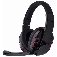 Гарнитура проводная Gembird MHS-782 черный, регулятор громкости