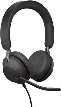 Гарнитура проводная Jabra Evolve2 40 SE 24189-999-999 USB-A/USB-C, MS Stereo, оголовье