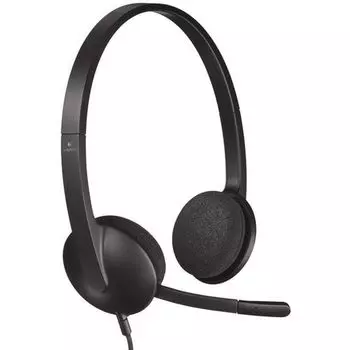 Гарнитура проводная Logitech Headset H340 981-000509 20 - 20000 Гц, USB 981-000475/