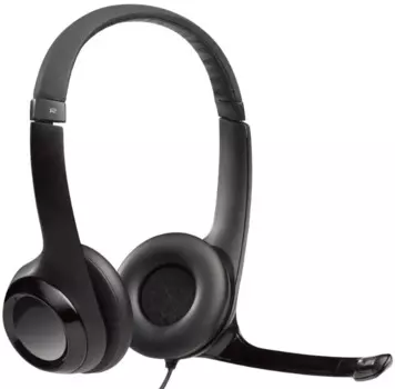 Гарнитура проводная Logitech Headset H390 981-000803 20 - 20000 Гц, USB 981-000406/