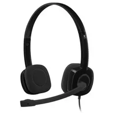 Гарнитура проводная Logitech Stereo Headset H151 981-000589 20 - 20000 Гц, mini jack 3.5 mm combo