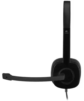Гарнитура проводная Logitech Stereo Headset H151 981-000590 20 - 20000 Гц, mini jack 3.5 mm combo 981-000589/