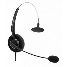 Гарнитура проводная VT VT1000 RJ9(03) моноауральная, узкополосный звук, технология Safetone, разъем RJ09, поролоновые амбушюры