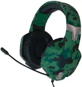 Гарнитура Ritmix RH-566M Gaming Khaki 40 мм, 20-20000 Гц, 1.8 м, микрофон, регулятор громкости (80001154)