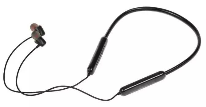 Гарнитура wireless Hoco ES65 внутриканальная черная bluetooth шейный обод (2002339)