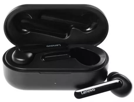 Гарнитура wireless Lenovo HT28 УТ000023561 внутриканальные черный bluetooth в ушной раковине (1476024)