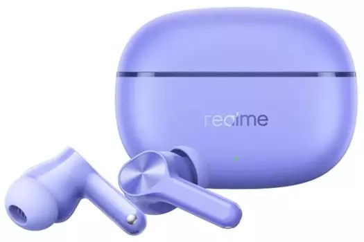 Гарнитура wireless Realme Buds T200 Lite 6941764454514 внутриканальные фиолетовый bluetooth в ушной раковине