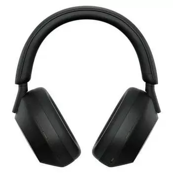 Гарнитура wireless Sony WH1000XM5/B мониторная, 1.2м, черный, BT, оголовье