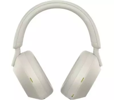 Гарнитура wireless Sony WH1000XM5/S мониторная,1.2м, белый, BT, оголовье