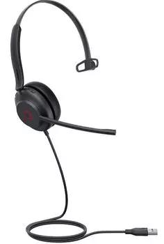 Гарнитура Yealink UH35 Mono UC Моно, Проводная, HD звук, шумоподавление, LED-индикатор, USB