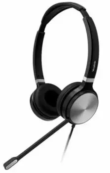 Гарнитура Yealink UH37 Dual UC USB-C/A Дуо, Проводная, HD звук, шумоподавление, LED-индикатор, USB-C/A