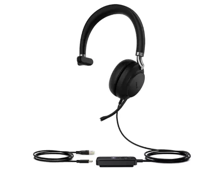 Гарнитура Yealink UH38 Mono Teams-W/O BAT гибридная, USB/Bluetooth, HD звук, шумоподавление, LED-инд