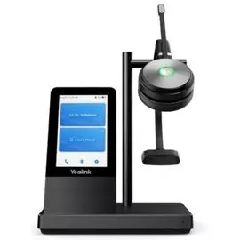 Гарнитура Yealink WH66 Mono UC беспроводная, HD звук, 160м DECT, шумоподав, дисплей 4'', USB-хаб, Bluetooth