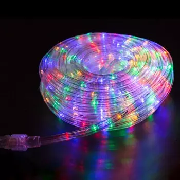 Гирлянда NEON-NIGHT 121-329-4 дюралайт LED, свечение с динамикой (3W) -мультиколорколор (RYGB), 24LED/м, бухта 100м