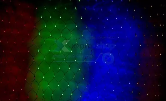 Гирлянда NEON-NIGHT 215-029 сеть 2х1,5м, черный ПВХ, 240 LED мультиколорколор