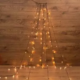 Гирлянда NEON-NIGHT 235-089 с кольцом, 7 нитей по 1,8 метра, цвет диодов мультиколор, не соединяется