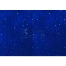 Гирлянда NEON-NIGHT 235-143 светодиодный дождь 2х3м, постоянное свечение,черный провод, 230 В, диоды синие, 760 LED