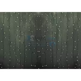 Гирлянда NEON-NIGHT 235-196 светодиодный дождь 2х9м, постоянное свечение, прозрачный провод, 230 В, диоды тепло-белые, 2200 LED