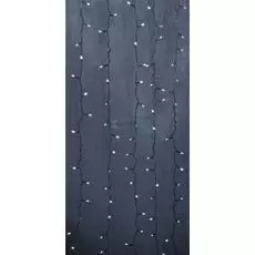 Гирлянда NEON-NIGHT 235-495 светодиодный дождь 2х9м, эффект водопада, прозрачный провод, 24В, диоды белые, 480 LED