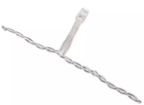 Гирлянда NEON-NIGHT 235-516 ДОЖДЬ (занавес) 2х1,5м, прозрачный ПВХ, IP44, мерцающий Flashing, 150LED Теплые белые, 15 нитей, 10LED/нить