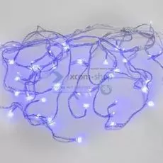 Гирлянда NEON-NIGHT 255-013 айсикл (бахрома) светодиодный, 1,8 х 0,5 м, прозрачный провод, 230 В, диоды синие