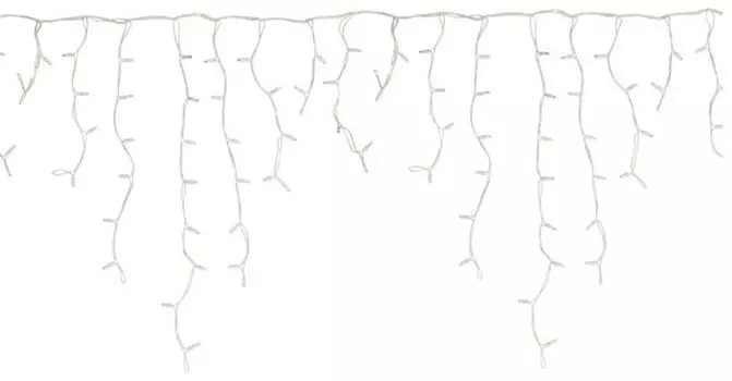 Гирлянда NEON-NIGHT 255-356 бахрома (Айсикл) 4,0х0,6м 128 LED теплый белый каучук 3,3мм IP67 эффект мерцания 230В нужен блок 315-001