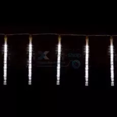 Гирлянда NEON-NIGHT 256-317-6 тающие сосульки светодиодная, 4шт х 20см, шаг 50см, 24 В (с трансформатором) белые светодиоды