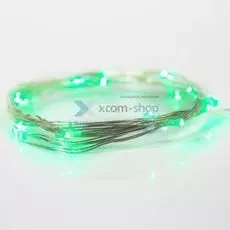 Гирлянда NEON-NIGHT 303-008 роса, 2м, 20 диодов, цвет зеленый