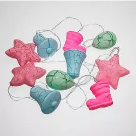 Гирлянда NEON-NIGHT 303-081 светодиодная «Новый год» 1,5 м, прозрачный ПВХ, 10 LED, теплый белый, питание 2 х АА (батарейки не в комплекте)