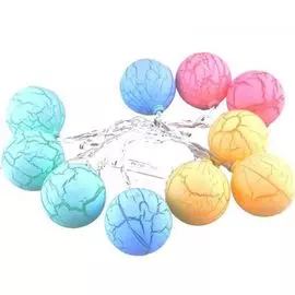 Гирлянда NEON-NIGHT 303-082 светодиодная «Карамельки» 1.5 м, прозрачный ПВХ, 10 LED, теплый белый, питание 2 х АА (батарейки не в комплекте)