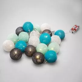 Гирлянда NEON-NIGHT 303-086 «Северное сияние» 3,5 м, прозрачный ПВХ, 20 LED, теплый белый, питание 2 х АА (батарейки не в комплекте)