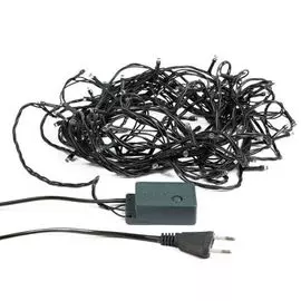 Гирлянда NEON-NIGHT 303-115 «Твинкл-Лайт» 20 м, темно-зеленый ПВХ, 160 LED, цвет белый