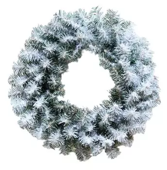 Гирлянда NEON-NIGHT 307-147 заснеженный еловый венок диаметр 45 см, ПВХ