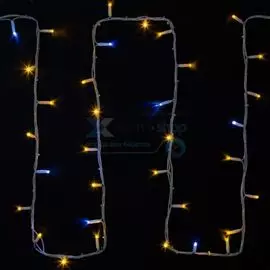 Гирлянда NEON-NIGHT 315-181 модульная, дюраплейLED 20м, 200 LED, белый каучук,мерцающий Flashing (каждый 5-й диод), желтая