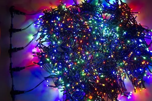 Гирлянда NEON-NIGHT 323-509 LED ClipLight 24V, 5 нитей по 20метров, цвет диодов мультиколор