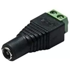 Гнездо Slinex SR-JDC-PVF питания с клеммной колодкой, под винт, предназначен для подачи напряжения питания 12 Вольт к различным видеокамерам