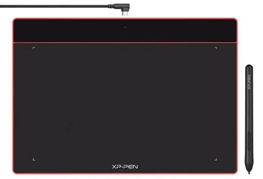 Графический планшет XP-Pen Deco Fun Large красный