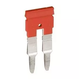 Гребенка эквипотенциальная Legrand 037505 Viking 3 - 2 контакта, для клемм с шагом 6 мм, красный
