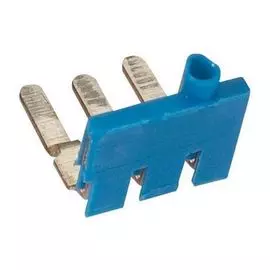 Гребенка Legrand 037547 Viking 3 - для трехъярусных винтовых клемм, 12 контактов, с шагом 5 мм, синий