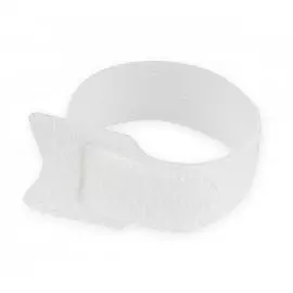 Хомут Cablexpert VT-110x11WT липучка на основе ленты Velcro 110x11 мм, белый (12 шт.)