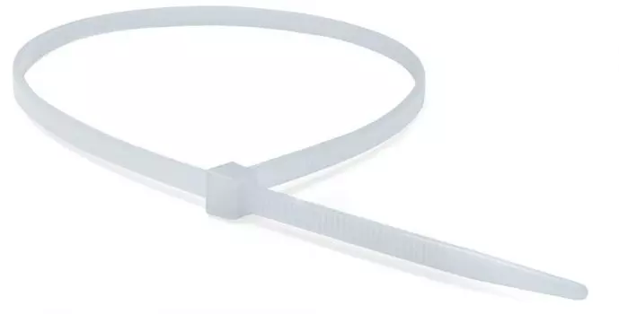 Хомут DKC 25205SR P6.6 стандартный, белый 2,5x130 мм, "Quadro", уп/100 шт, (замена выведенному из ассортимента 25205)