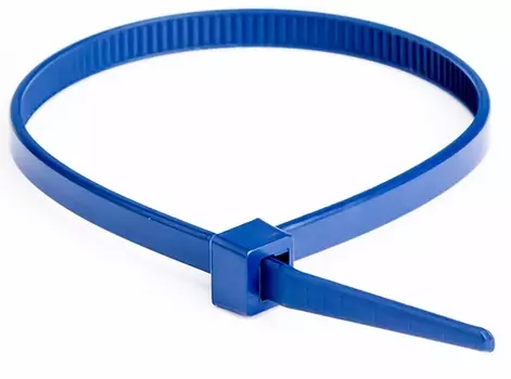 Хомут DKC 25215SRCB P6.6 стандартный, синий 4,8x200 мм, "Quadro", уп/100 шт, (замена выведенному из ассортимента 25215CB)