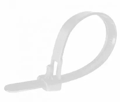 Хомут DKC 25254SR P6.6 многоразовый, белый 7,6x370 мм, "Quadro", уп/100 шт, (замена выведенному из ассортимента 25254)