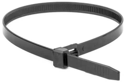 Хомут DKC 25354SR P6.6 многоразовый, черный 7,6x370 мм, "Quadro", уп/100 шт, (замена выведенному из ассортимента 25354)