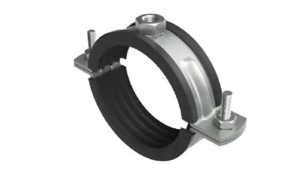 Хомут DKC BHH211400 для высоких нагрузок с изоляцией с гайкой М16 для труб d 14", "B5 Combitech"