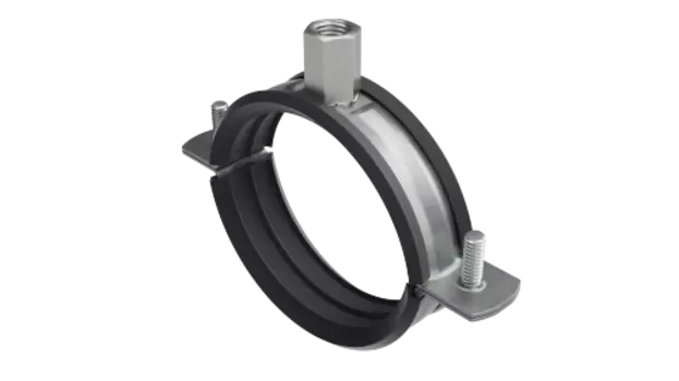 Хомут DKC BHM22600 для средних нагрузок с изоляцией с гайкой М8/М10 для труб d 6", "B5 Combitech" (уп/10 шт)